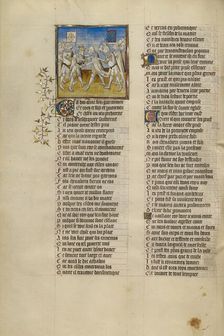 The Battle between Charles of Anjou and Manfred Hohenstaufen for Sicily, about 1405. Creator: Unknown