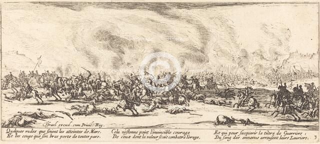 The Battle, c. 1633. Creator: Jacques Callot.