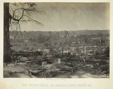 The Battle Field of Peach Tree Creek, Ga., 1864/66. Creator: George N. Barnard