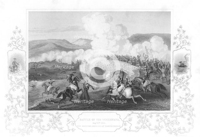 The Battle of Tchernaya, 1855. Artist: Unknown