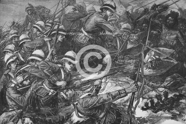 'The Battle of Tamai', c1885. Creator: W. I. Mosses.