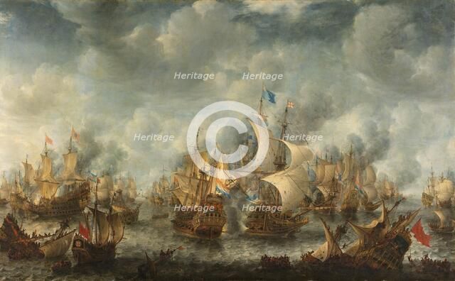 The Battle of Terheide, 1653-1666. Creator: Jan Abrahamsz Beerstraten.