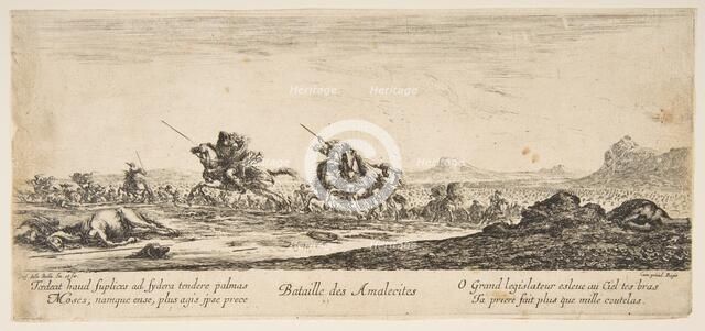 The Battle of the Amalekites, ca. 1645-52. Creator: Stefano della Bella.