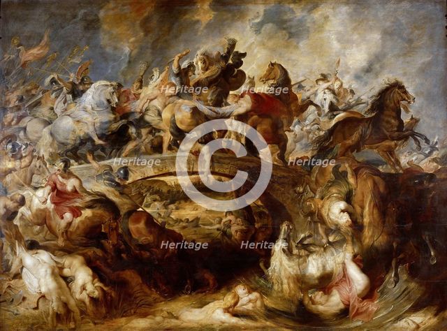 The Battle of the Amazons (Amazonomachia), 1617-1618. Creator: Rubens, Pieter Paul (1577-1640).