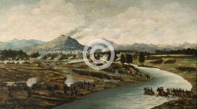 The Battle of the Alma on September 20, 1854, c. 1875. Artist: Anonymous  