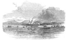The Battle of the Alma, sketched from the Deck of "The Star of the South", 1854. Creator: Unknown