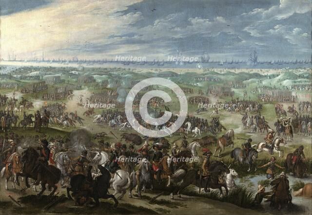The Battle of the Dunes on 2 July 1600, 1640. Creator: Vrancx, Sebastiaen (1574-1647).