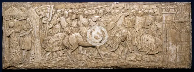 The Battle of the Kings, (undated, pre-1928). Creator: Arthur Joseph Gaskin.
