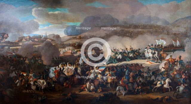 The Battle of the Nations of Leipzig on October 1813.