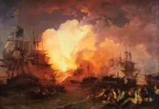 The Battle of the Nile August 1798, (1800). Artist: J Philippe de Loutherbough