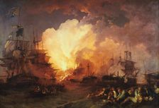 The Battle of the Nile August 1798, (1800). Artist: J Philippe de Loutherbough