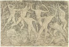 The Battle of the Nudes, 1470s. Artist: Pollaiuolo, Antonio (ca 1431-1498)