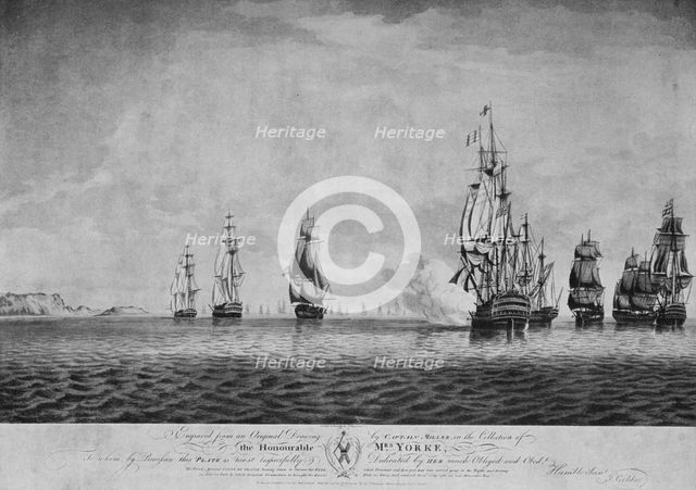 'The Battle of the Saints', c1795. Artist: John Goldar.