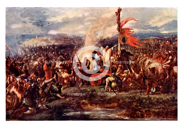 The Battle of the Standard, 1138 AD, (19th century). Artist: Unknown