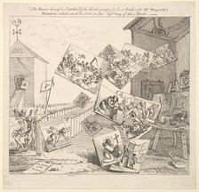 The Battle of the Pictures, 1745. Creator: William Hogarth