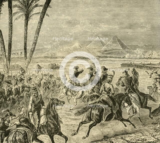 'The Battle of the Pyramids', (1798), 1890.   Creator: Unknown.