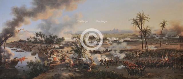 The Battle of the Pyramids on July 21, 1798, 1806.