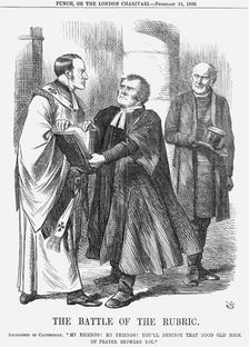 The Battle of the Rubric 1866. Artist: John Tenniel