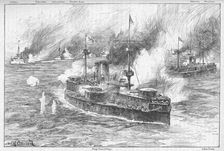 The Battle of the Yalu 1895, (1902). Artist: William Heysham Overend
