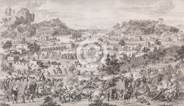 The Battle of Tonguzluq, 1773. Creator: Augustin de Saint-Aubin.