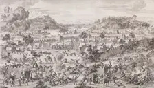 The Battle of Tonguzluq, 1773. Creator: Augustin de Saint-Aubin