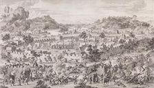 The Battle of Tonguzluq, 1773. Creator: Augustin de Saint-Aubin