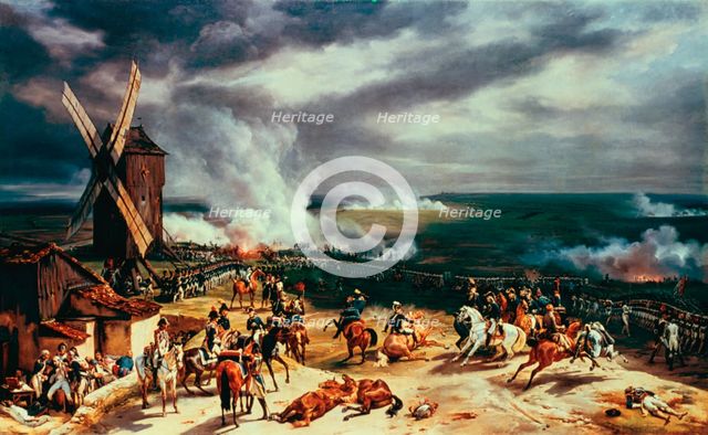 'The Battle of Valmy', 20 September, 1792, (1826). Creator: Émile Jean-Horace Vernet.