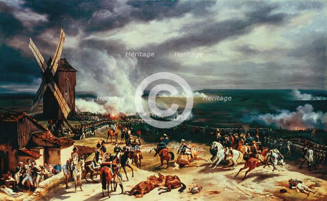 'The Battle of Valmy', 20 September, 1792, (1826). Creator: Émile Jean-Horace Vernet.