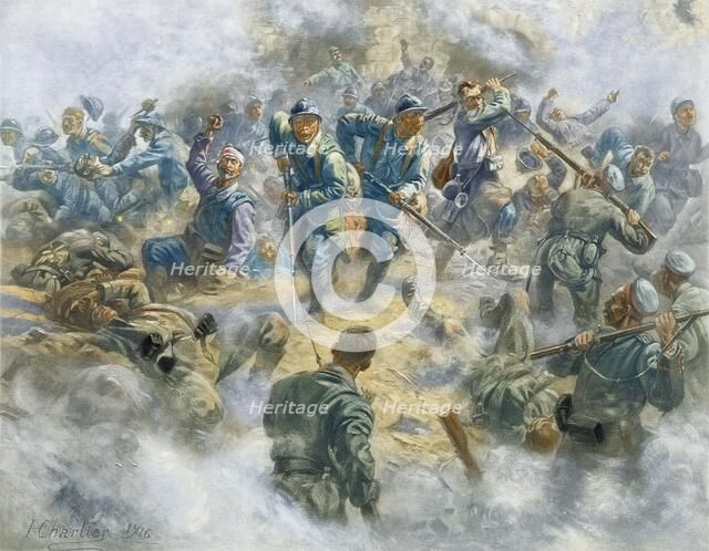 The Battle of Verdun. The recovery of Fort Douaumont, 1916.