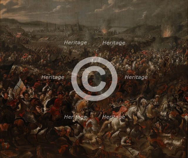 The Battle of Vienna on 12 September 1683. Artist: Casteels, Pauwels (active ca 1649-1680)