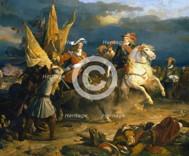 'The Battle of Villa Viciosa', 11 December 1710 (19th century). Artist: Jean Alaux