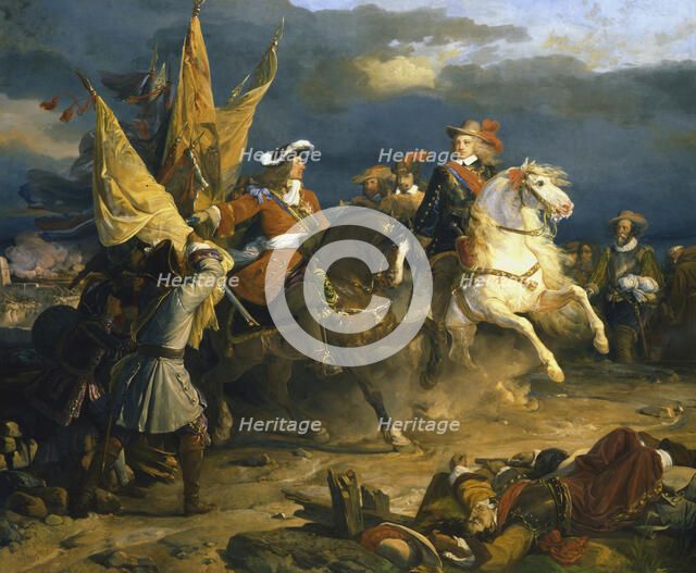 'The Battle of Villa Viciosa', 11 December 1710 (19th century). Artist: Jean Alaux