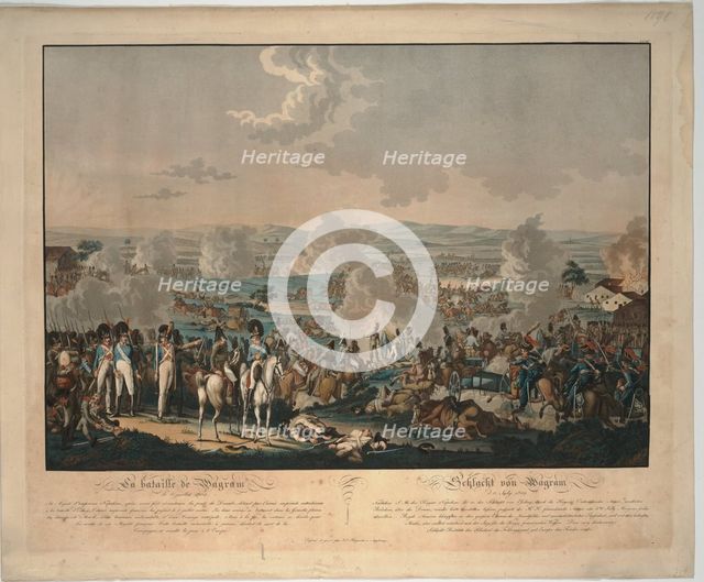 The Battle of Wagram. Artist: Rugendas, Johann Lorenz, the Younger (1775-1826)