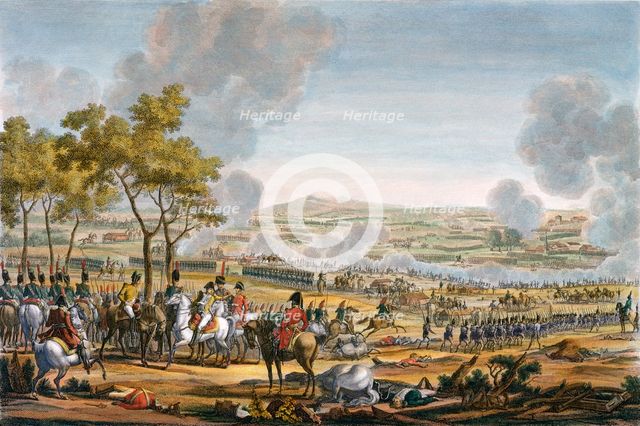 The Battle of Wagram, Austria, 7th July 1809. Creator: Louis Francois Mariage.