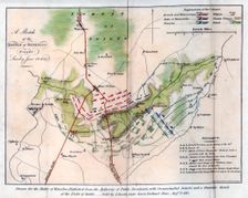 The Battle of Waterloo, 1815 (1816).Artist: J Booth
