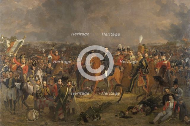 The Battle of Waterloo, 1824. Creator: Jan Willem Pieneman.