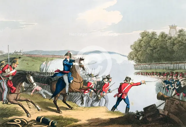 'The Battle of Waterloo Decided by the Duke of Wellington', 1815 (1816). Creator: Matthew Dubourg.