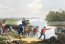 The Battle of Waterloo Decided by the Duke of Wellington 1815 (1816). Artist: Matthew Dubourg