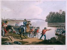 The Battle of Waterloo decided by the Duke of Wellington... 1819. Creator: Matthew Dubourg