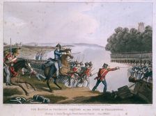 The Battle of Waterloo decided by the Duke of Wellington... 1819. Creator: Matthew Dubourg