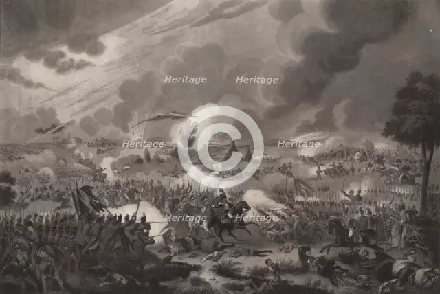 'The Battle of Waterloo, June 18, 1815', 1817 (1909). Creator: Richard Gilson Reeve.