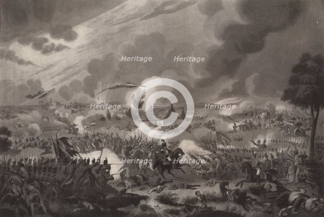 'The Battle of Waterloo, June 18, 1815', 1817 (1909). Creator: Richard Gilson Reeve.