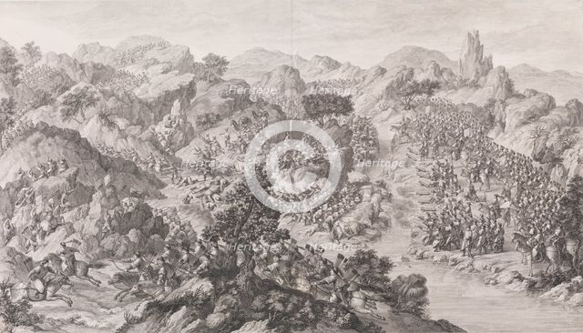 The Battle of Yesil-köl-nör, 1772. Creators: Charles Nicolas Cochin, Nicolas de Launay.