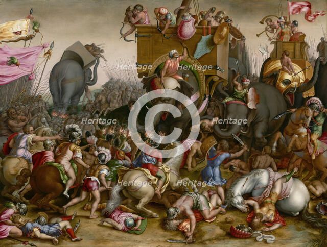 The Battle of Zama, after 1567. Creator: Unknown.