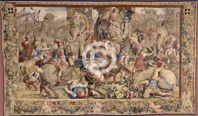 The Battle of Zama. Artist: Romano, Giulio, (after)  