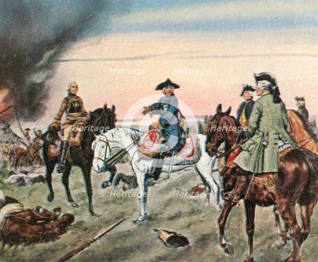 The Battle of Zorndorf, 25 August 1758, (1936). Creator: Unknown.