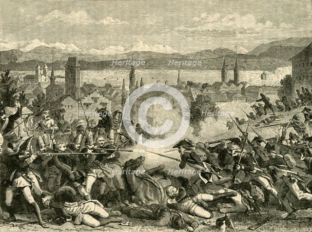 'The Battle of Zurich', (1799), 1890. Creator: Unknown.