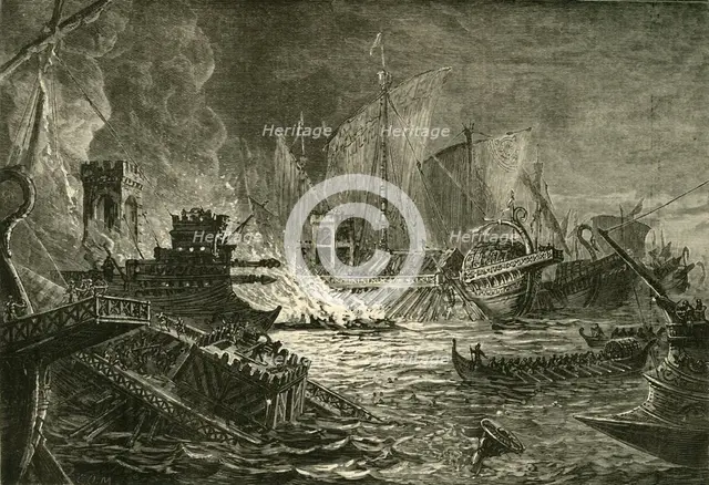'The Battle of Actium', 1890.   Creator: Unknown.