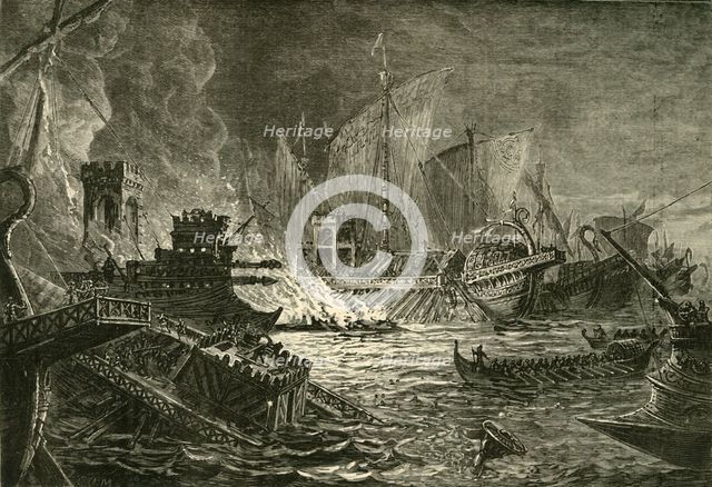 'The Battle of Actium', 1890.   Creator: Unknown.