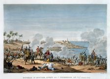 The Battle of Aboukir, 7 Thermidor, Year 7 (25 July 1799). Creator: Louis Francois Couche